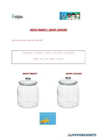 Noms propis i comuns