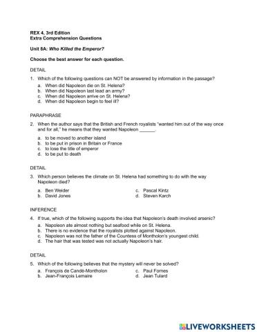 L. 9b rex4 Unit 8A-Extra