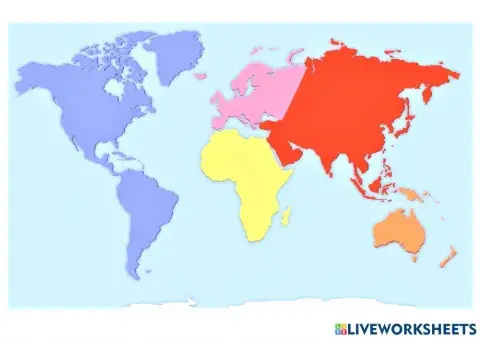 Océanos y continentes