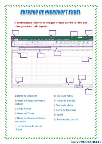 Entorno de Excel