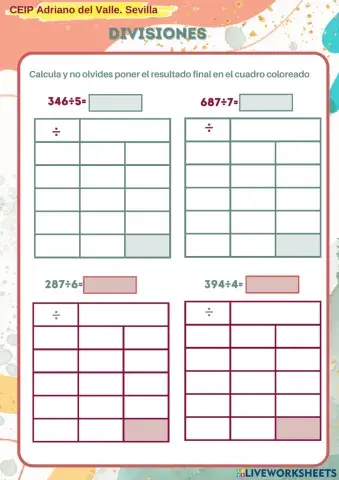 Divisiones sencillas ABN2