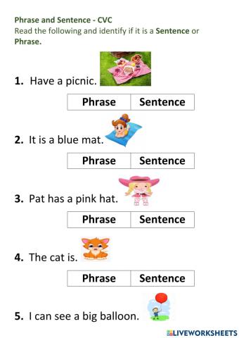 Phrase and Sentence