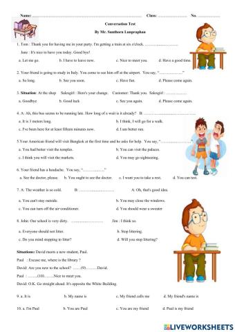 Conversation by T.Sunthorn