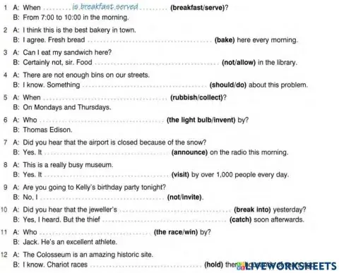 Passive Voice 2. B1+