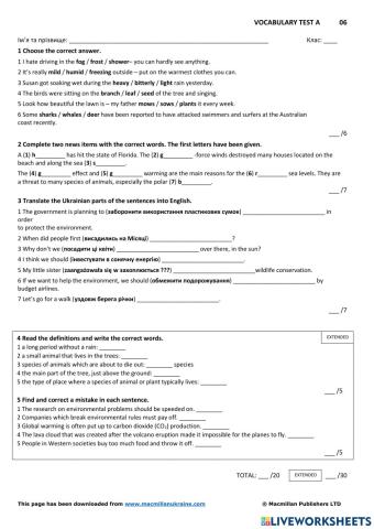 Get200 Book2 Unit 6 Vocabulary test