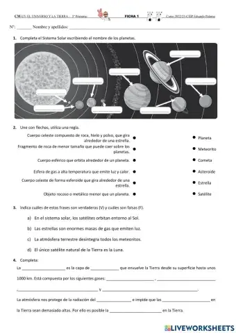 El Univero y la Tierra