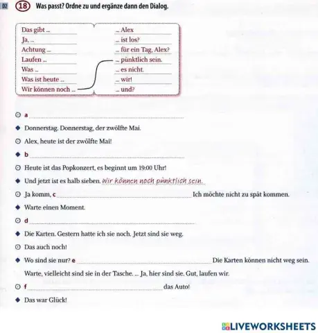 Ideen L10 Redewendungen