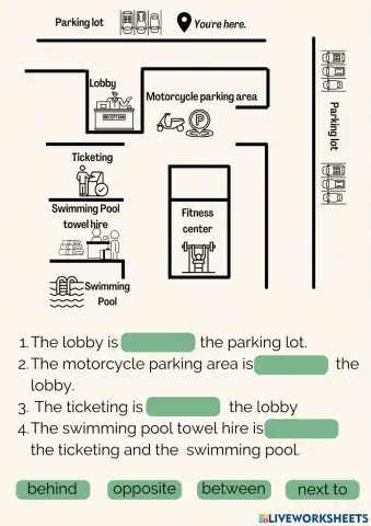 Giving Directions (Prepositions)