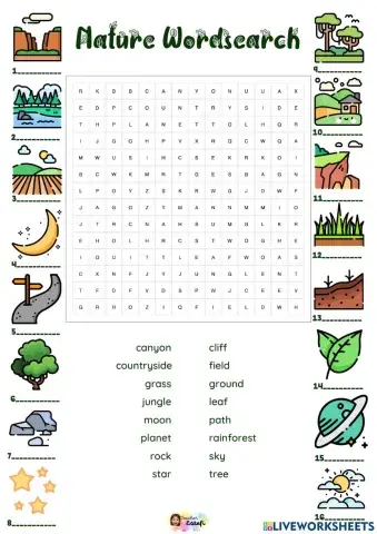 NAture vocabulary