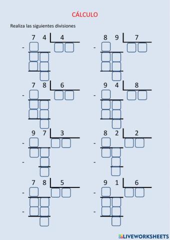 Divisiones con la resta