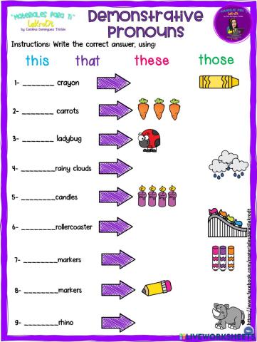 Demonstrative Pronouns