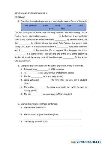 Review and extension