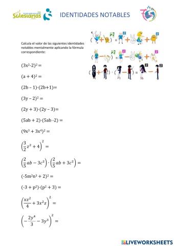 Identidades notables