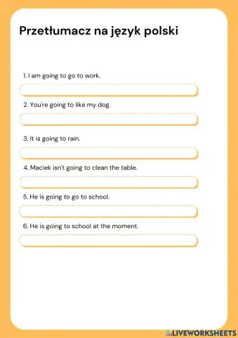 Going to translating
