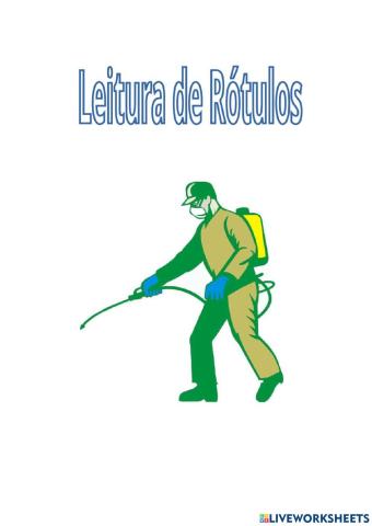 Leitura de um Rótulo Fitossanitário