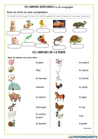 Les animaux