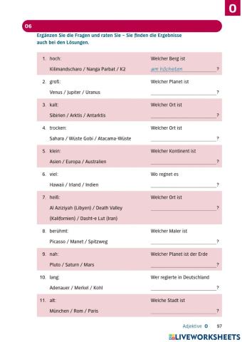 A2 Lek9 Wortschatz und Grammatik O6