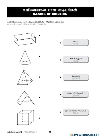 Tutor Sukses 2023 Sains Tahun 1(Tamil)
