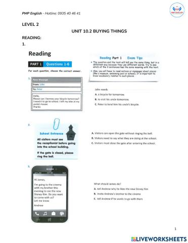 Prepare 2 - Unit 10.2