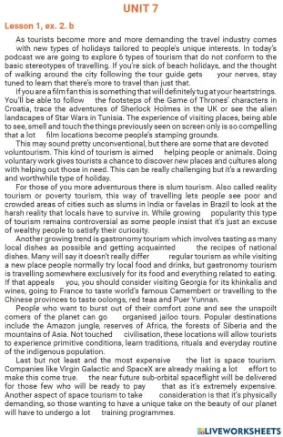 Tourism prepositions F11