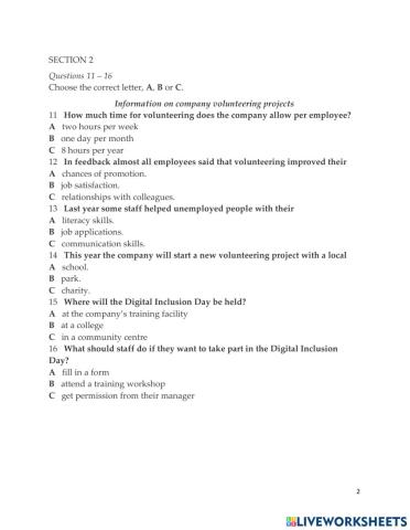 Cam 13 Test 2 Section 2