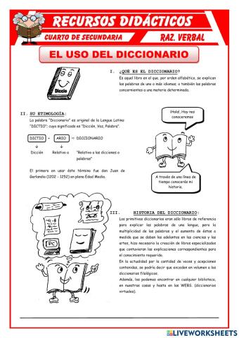 El diccionario