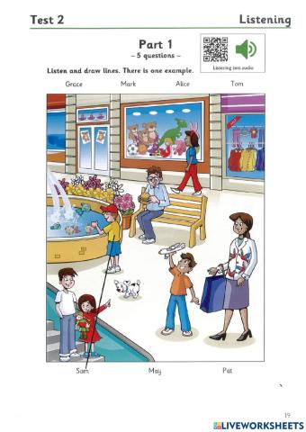 Starters 4 - Listening test 2