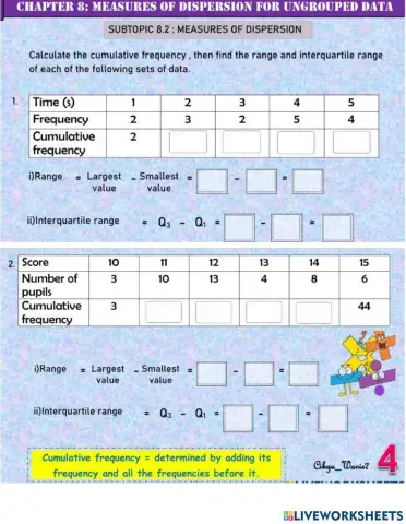 Cumulative Frequency (Correction)