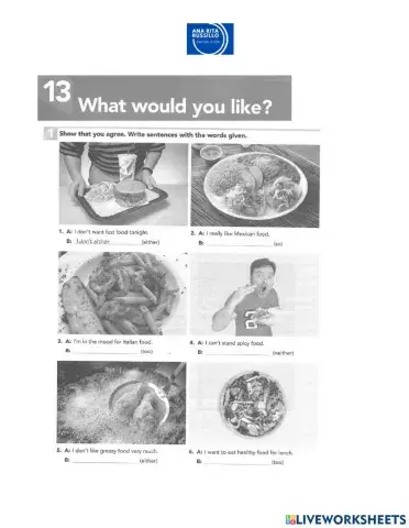 Interchange 1 Workbook unit 13