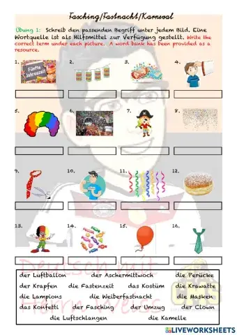 Fasching-Fastnacht-Karneval 2
