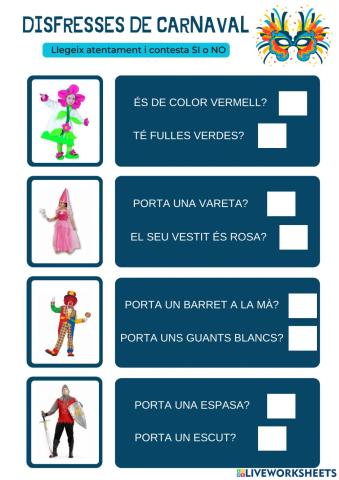 Disfresses de Carnaval