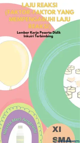 Lembar Kerja Peserta Didik Inkuiri Terbimbing Laju Reaksi Part 1