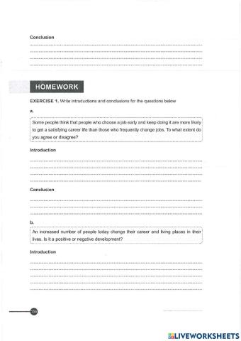 Foundation unit 4 - writing hw