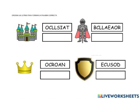 Vocabulario los castillos