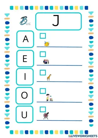 J silabaz hasten diren hitzak entzun eta idatzi