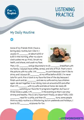 Listening: My Daily Routine