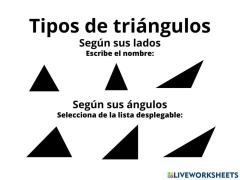 Tipos de triángulos