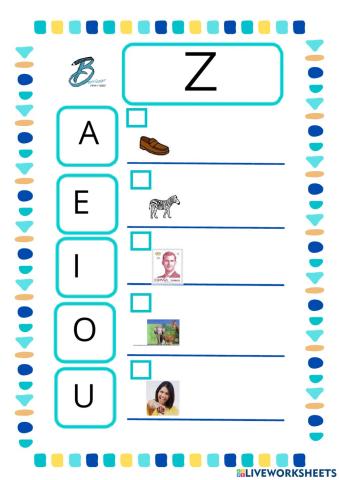 Z silabaz hasten diren hitzak entzun eta idatzi