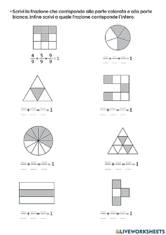 Frazioni complementari 1