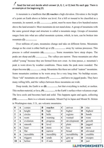 Earth's Changing Surface