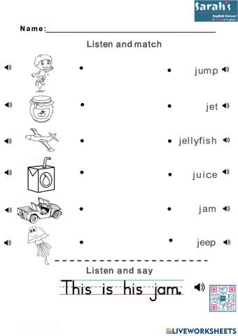 Phonics Jj