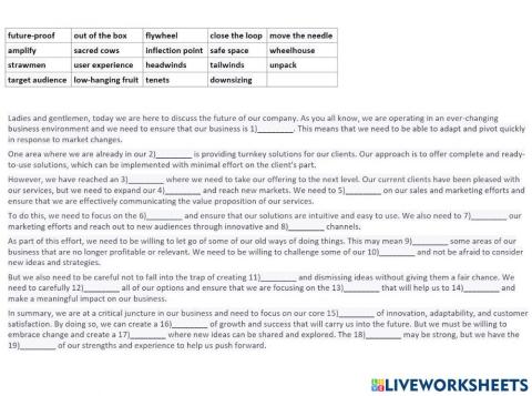 Business Buzz Words 2022