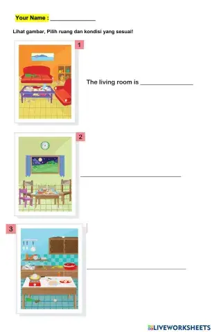 Look and Write : Room Condition