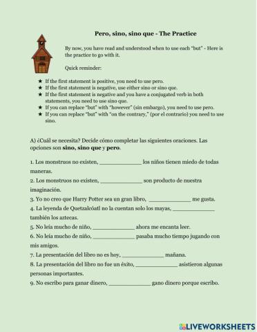 Pero, Sino, Sino que