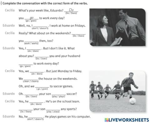 What's your week like?