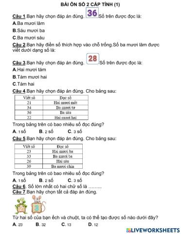 Ôn tập cấp tỉnh