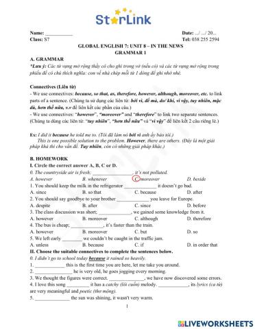 Viet Teacher-S7-Week 26-U8-Gram 1