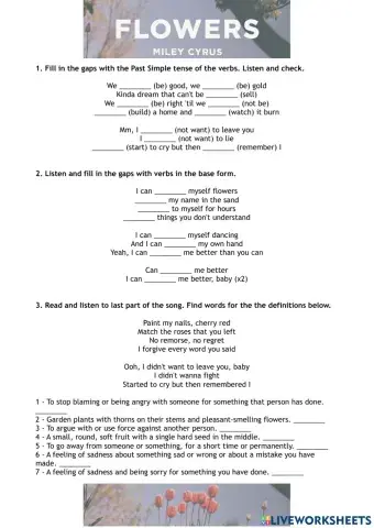 Flowers - Miley Cyrus