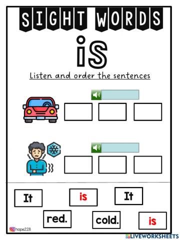 Sight Words - is
