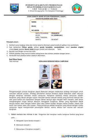 Ujian sumatif akhir satuan pendidikan